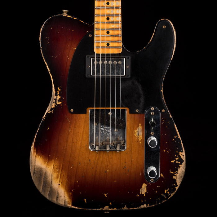 Used Fender Custom Shop Limited Edition 1951 Telecaster HS Heavy Relic Wide Fade 2-Tone Sunburst with OHSC
