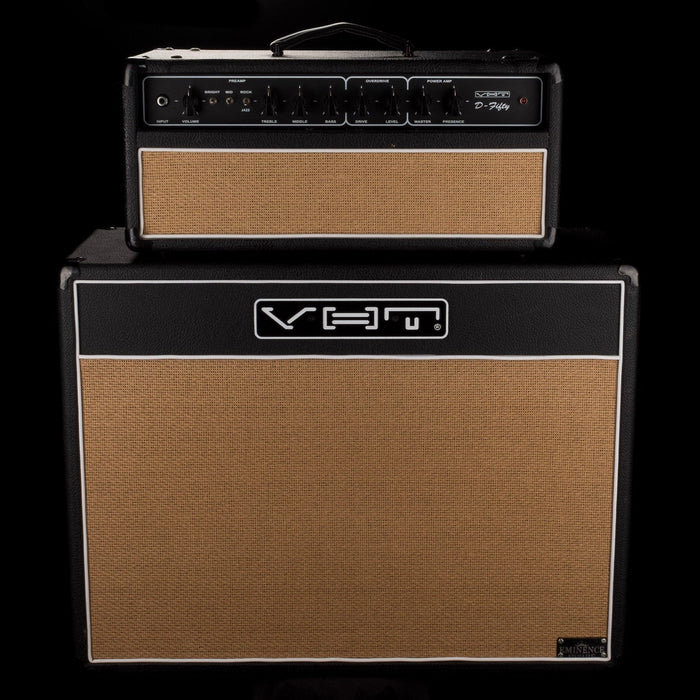 Used VHT Amplification D-Fifty Tube Head and D-212 Cabinet Black - AX2021012