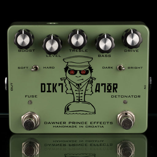 Used Dawner Prince Diktator Preamp/Overdrive/Distortion Guitar Effect Pedal With Box