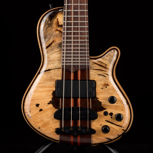 Mayones Cali4 Bass Mahogany Body Burl Maple Top Macassar Ebony Board 5pc Wenge Neck Sunburst Gloss Cali 4