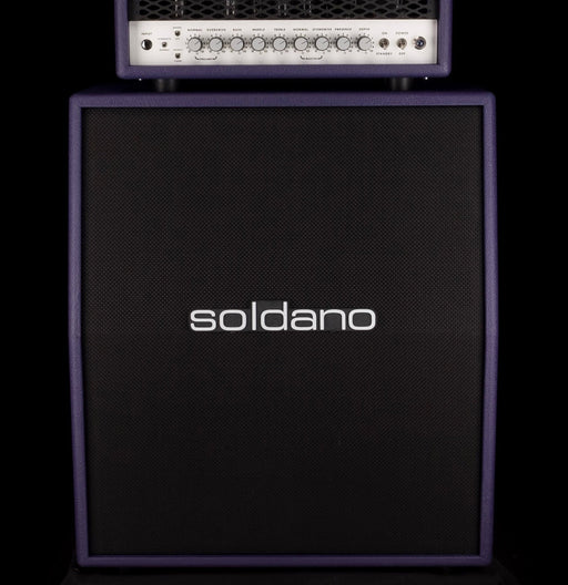 Soldano Custom 2x12" Vertical Slant Vintage 30 Speakers Purple Guitar Amp Cab