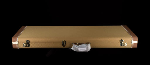 Used Fender Custom Shop Deluxe Tweed Stratocaster Telecaster Case With Gold Interior