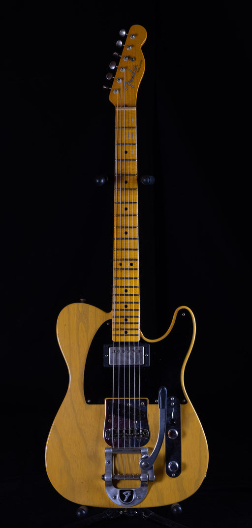 Pre-owned '20 Fender Custom Shop Bigsby Telecaster Journeyman Relic Butterscotch Blonde with OHSC