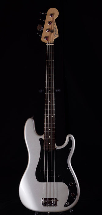 Used Fender 2005 Fender American Series Precision Bass Chrome Silver With OHSC