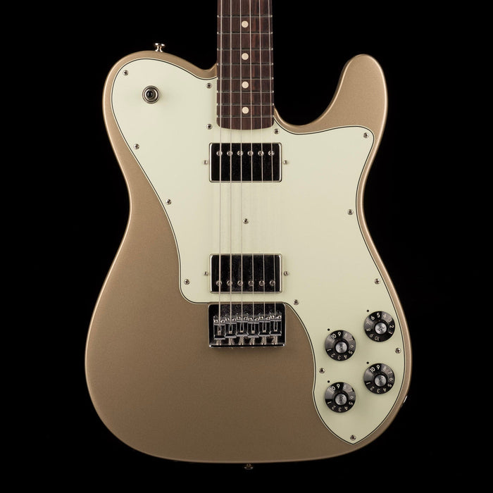 Used Chris Shiflett Telecaster Deluxe Shoreline Gold with OHSC