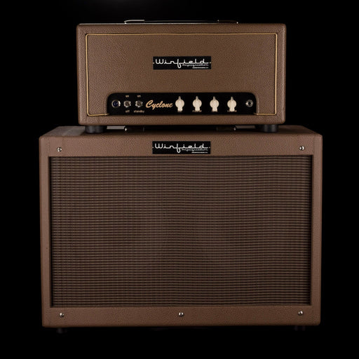 Pre Owned Winfield Cyclone Guitar Amp Head & 2x12 Guitar Amp Cabinet With Cover