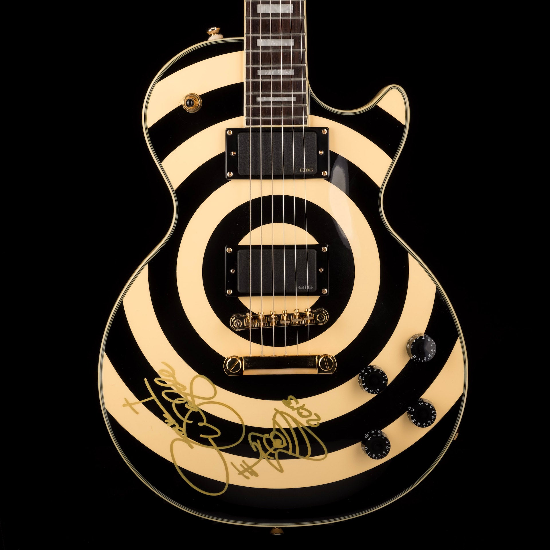 Epiphone Zakk Wylde Bullseye Les paul Custom Plus Antique
