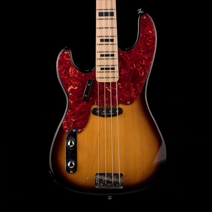 Used Parts P-Bass 1951-style Left-Handed Sunburst Bass With Gig Bag