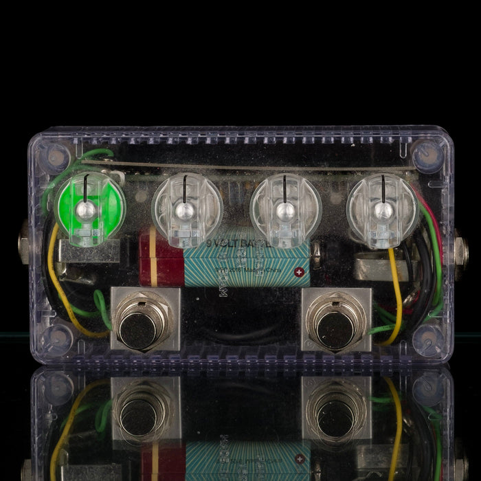 box of rock pedal Used ZVex Limited Edition Box of Rock Clear Guitar Effect Pedal With B — Truetone Music