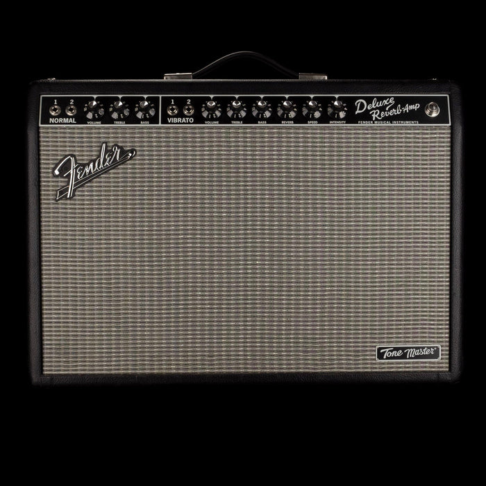 Used Fender Tone Master Deluxe Reverb Black Guitar Amp Combo