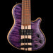 Mayones Cali4 3A Flame Maple Top Custom Trans Purple Matt Finish With Case