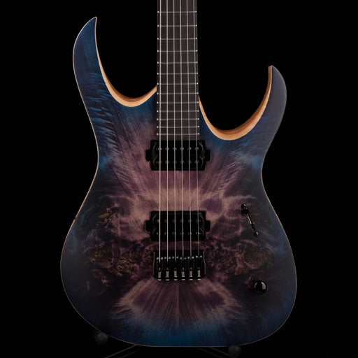 Mayones Duvell Elite 6 Dirty Purple Blue Burst Electric Guitar With Case 2