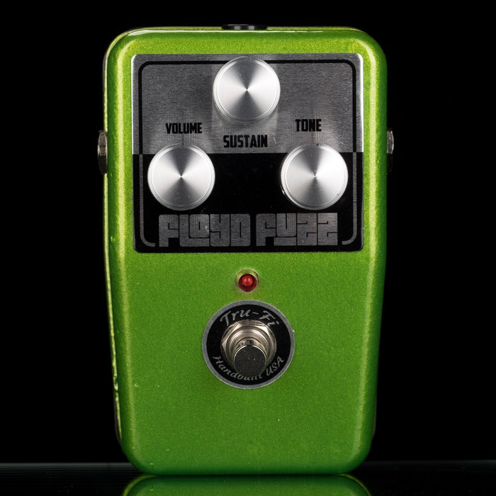 green guitar pedal Tru-Fi Floyd Fuzz Creamy Dreamy Version Fuzz Guitar Pedal Anti Freeze — Truetone Music