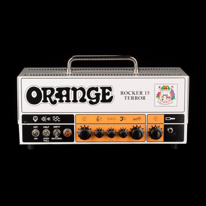 Used Orange Rocker 15 Terror 15-watt 2-channel Tube Guitar Amp Head with Cover