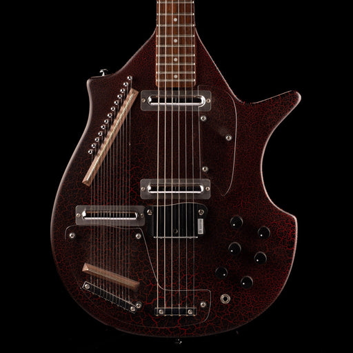 Used Electric Sitar Red Crackle