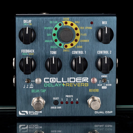 Used Source Audio Collider Stereo Delay Reverb with Box