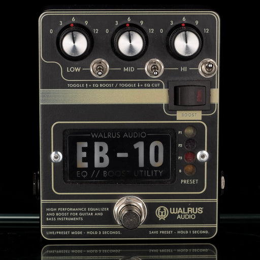 Used Walrus Audio EB-10 Preamp/EQ/Boost Pedal With Box