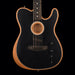 Used Fender American Acoustasonic Telecaster Black with Gig Bag