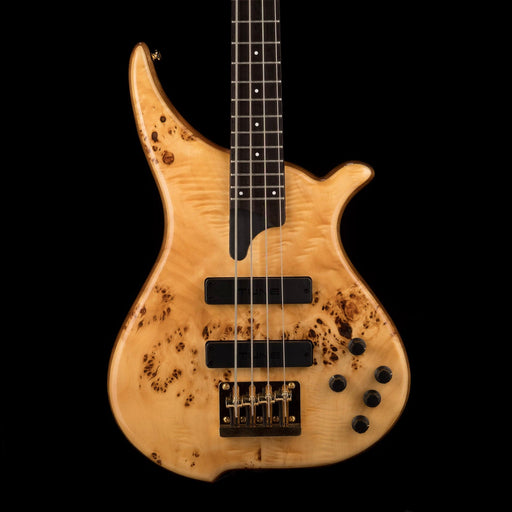 Pre Owned Tune TWB43-BR Electric Bass Burl Top Natural With OHSC