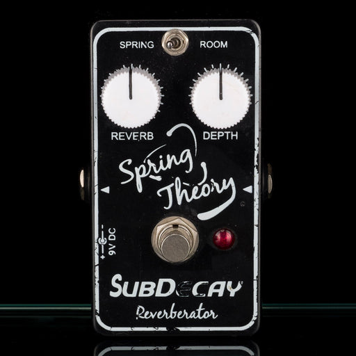 Used Sub Decay Reverb Spring Theory Guitar Effect Pedal With Box