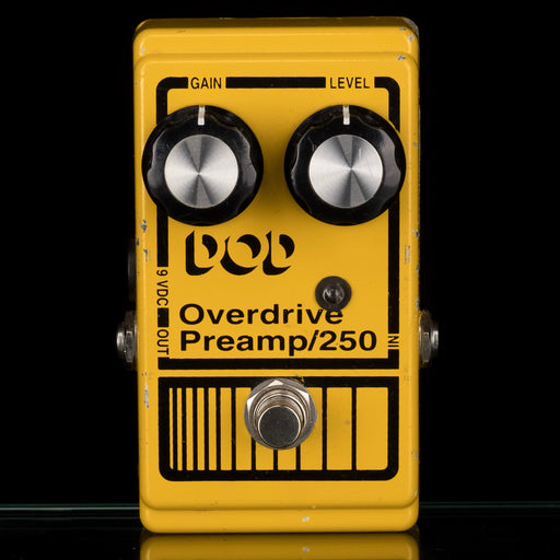 Used DOD Pre Amp 250 Overdrive With LED MOD Guitar Effect Pedal