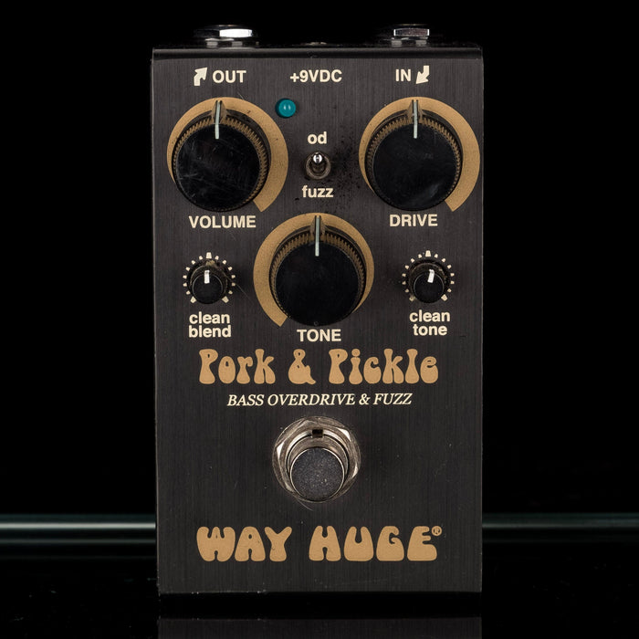 Used Way Huge WM91 Pork And Pickle Bass Overdrive Fuzz Pedal
