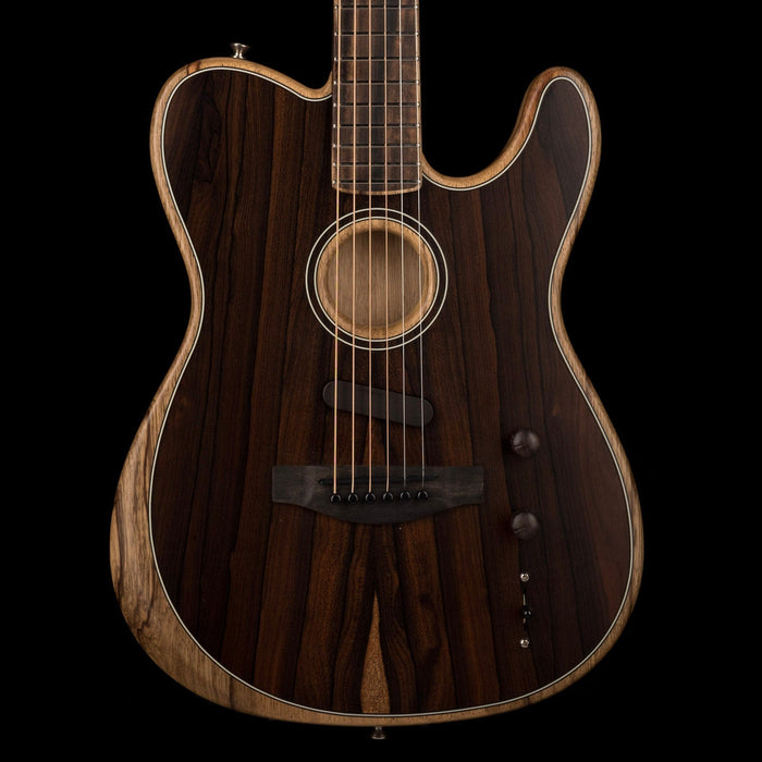 Used Fender Limited Edition Exotic Acoustasonic Telecaster Ziricote with OHSC