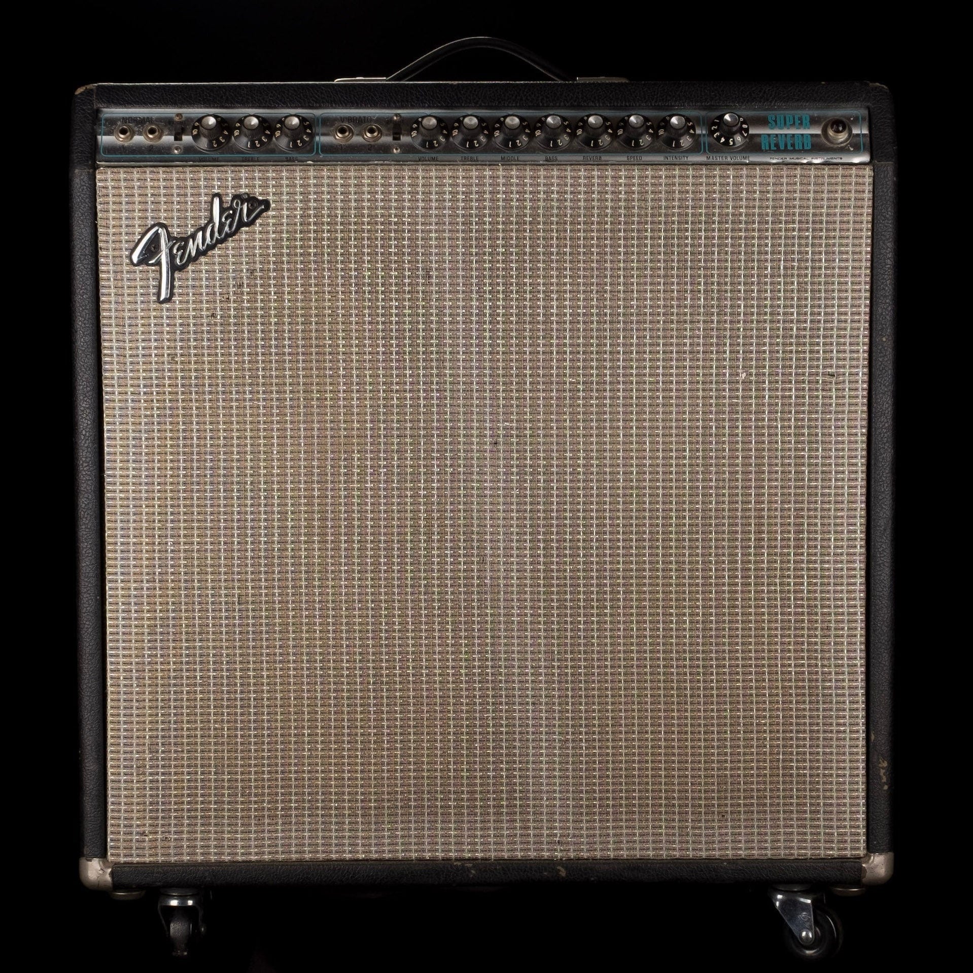 Super Reverb Vintage 1973 Fender Super Reverb Silverface Guitar Amp Combo — Truetone ...