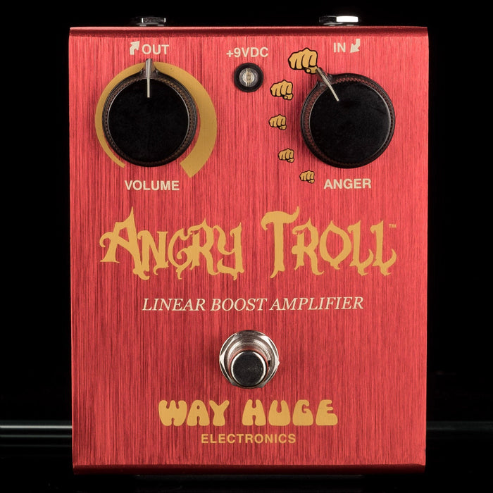 angry troll pedal Used Way Huge WHE-101 Angry Troll Linear Boost Effect Pedal With Box
