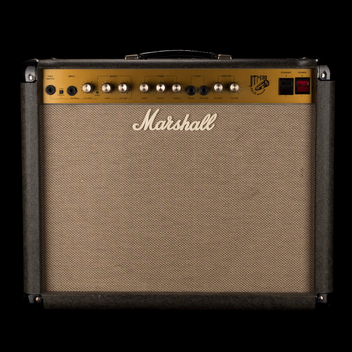 Pre Owned 1995 Marshall JTM30 1x12 Black Guitar Amp Combo