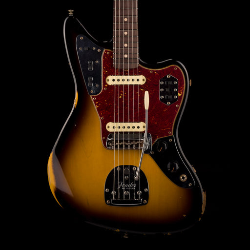 Fender Custom Shop Roasted 1962 Jaguar Journeyman Relic Wide Fade 2-Tone Sunburst With Case