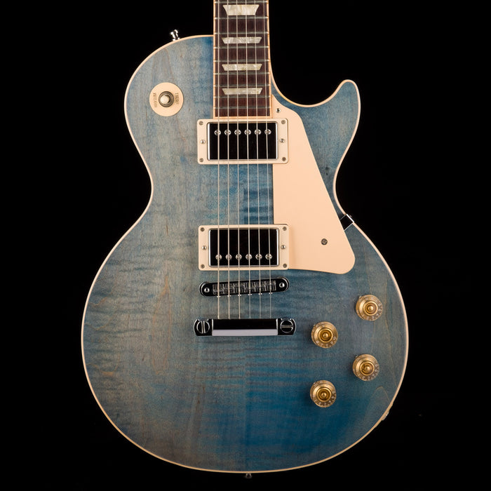 Pre Owned 2014 Gibson Les Paul Traditional 120th Anniversary Model Ocean Blue With OHSC