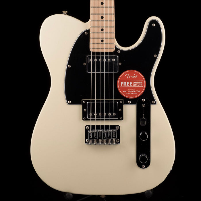 Used 2018 Squier Contemporary Telecaster HH Pearl White Electric Guitar