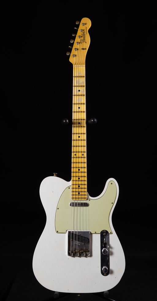 Fender Custom Shop Postmodern Journeyman Relic Tele 2 Tone Olympic White Charcoal Frost Metallic