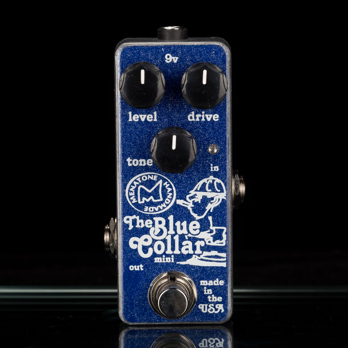 overdrive mini pedal Menatone Blue Collar Mini Overdrive Guitar Effect Pedal — Truetone Music