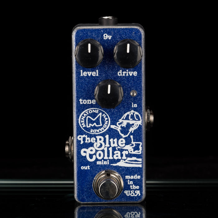 mini pedal overdrive Menatone Blue Collar Mini Overdrive Guitar Effect Pedal — Truetone Music