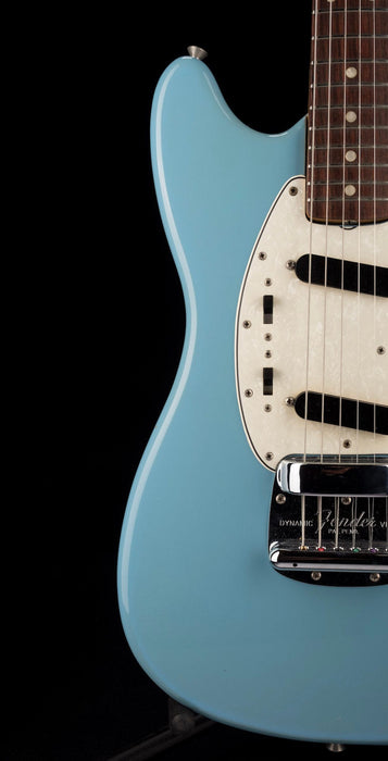 Vintage 1966 Fender Mustang 22.5" Scale Daphne Blue Refinished with OHSC
