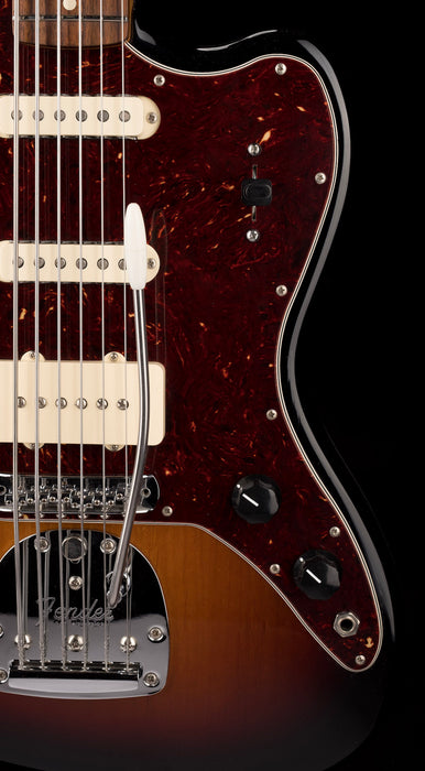 Pre Owned 2013 Fender Pawn Shop Bass VI 3-Tone Sunburst With Gig Bag