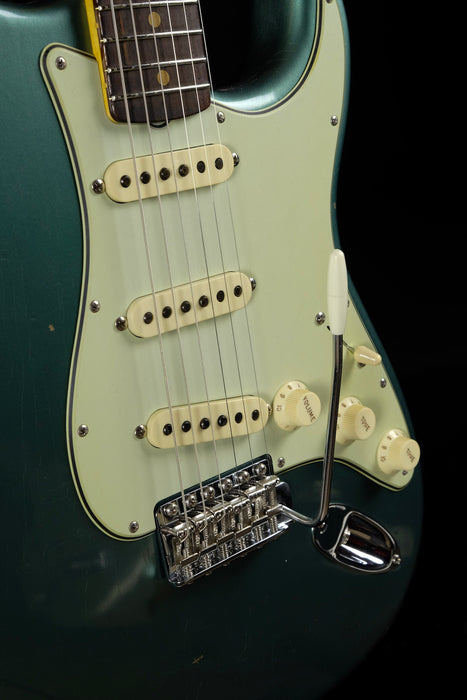 Fender Custom Shop 1963 Stratocaster Journeyman Relic Faded Aged Sherwood Green Metallic