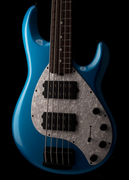 Ernie Ball Music Man StingRay Special 5 HH Speed Blue Roasted Maple With Case
