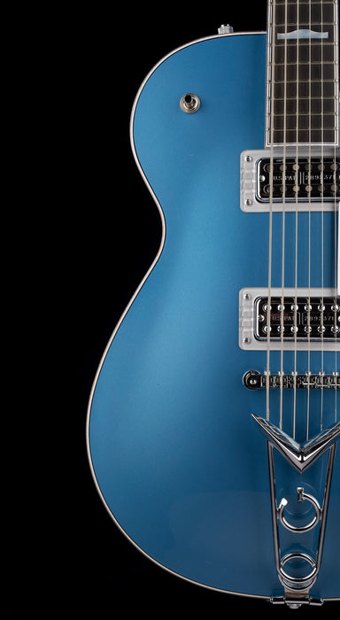 Pre Owned Gretsch Custom Shop Masterbuilt G6134CST Baritone Penguin NOS Lake Placid Blue With OHSC