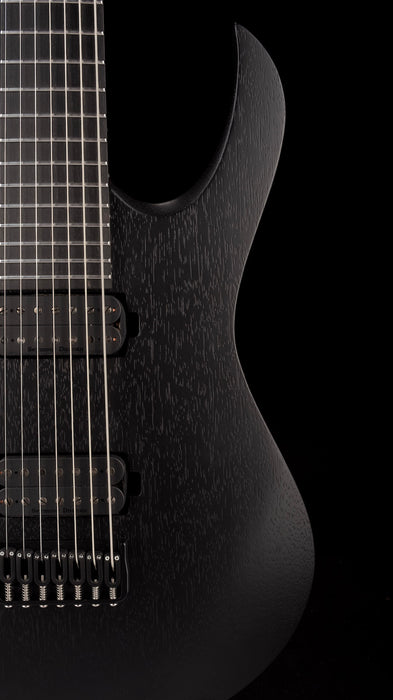 Mayones Duvette BL 7 Left Handed Black Limba Monolith Black Matte Finish