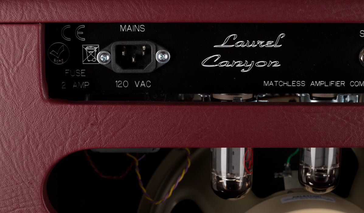 Matchless Laurel Canyon Burgundy Reverb Guitar Amp Combo