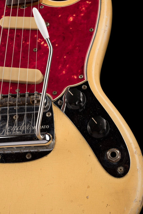 Pre Owned Vintage 1965 Fender Mustang Olympic White With Gig Bag