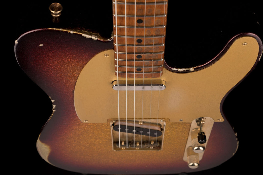 Used Fender Custom Shop Masterbuilder's Apprentice 50's Telecaster Relic 3-Tone Sunburst Sparkle with OHSC