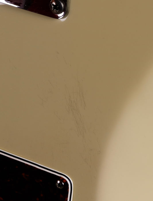 Used 1991 Fender Custom Shop 1969 Reissue Stratocaster Olympic White Electric Guitar With HSC