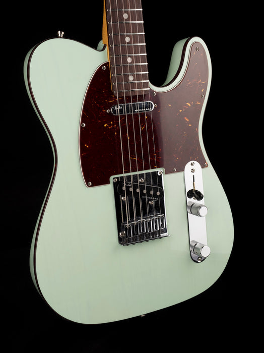 Pre Owned Fender Ultra Luxe Telecaster Transparent Surf Green with OHSC