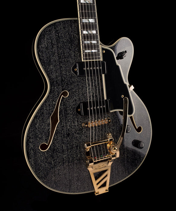 Pre Owned D'Angelico Excel '59 Black Dog With Tremolo With OHSC