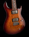 Lueez Double-Cut Carved Top HH Birdseye Maple Sunburst Electric Guitar With Soft Case