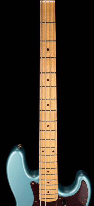 Fender Custom Shop Masterbuilt David Brown 1960 Jazz Bass Journeyman Relic Faded Teal Green Metallic With Case